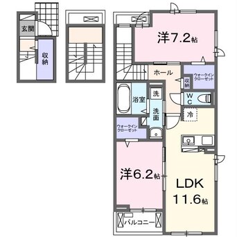 間取図 スクエア　ヴィラⅡ