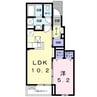 SUBARU 1LDKの間取り