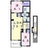 ストラータA 2LDKの間取り