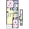 ストラータA 2LDKの間取り