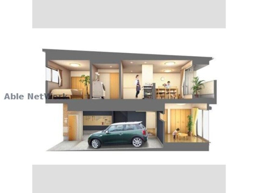  西之島中屋敷688連家轟