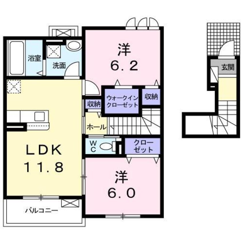 間取図 ラインアパート　Ⅰ