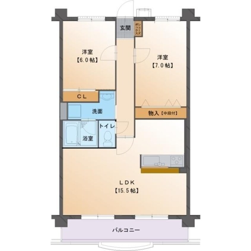 間取図 ハートフル春里