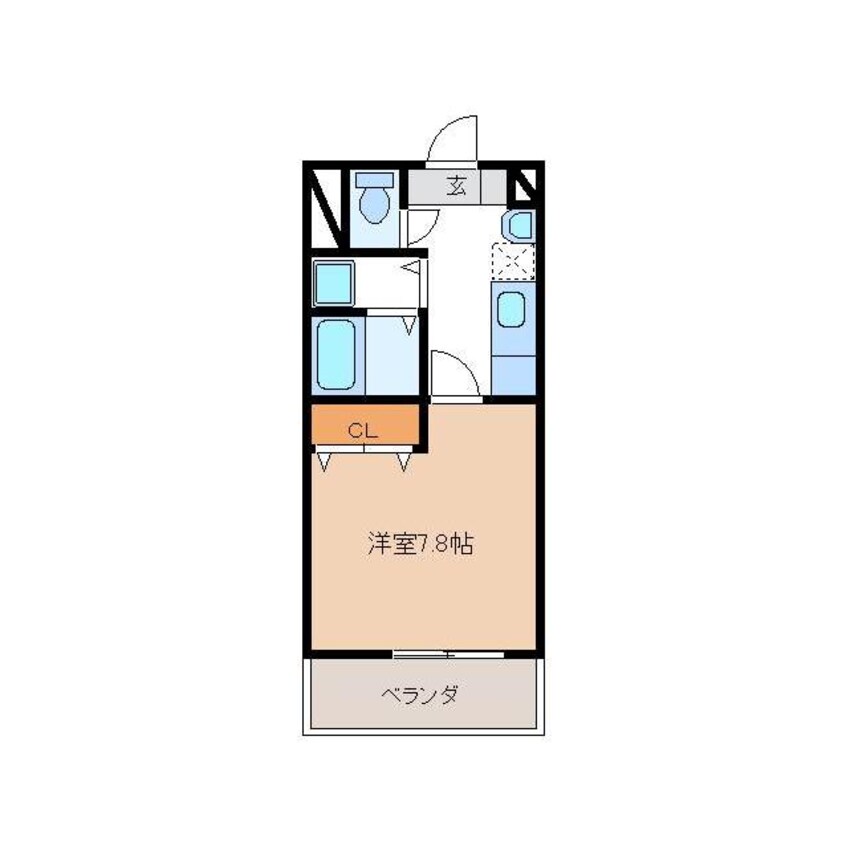 間取図 名鉄広見線/新可児駅 徒歩14分 2階 築18年