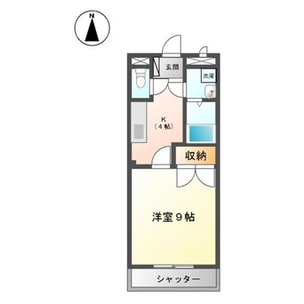 間取図 向学ハイツ歓