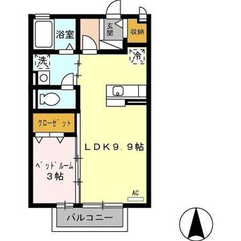 間取図 D-garden神崎 C