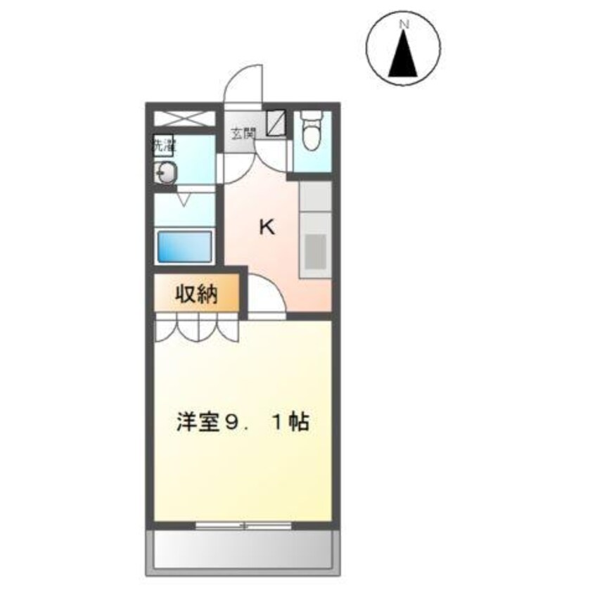 間取図 向学マンション歓