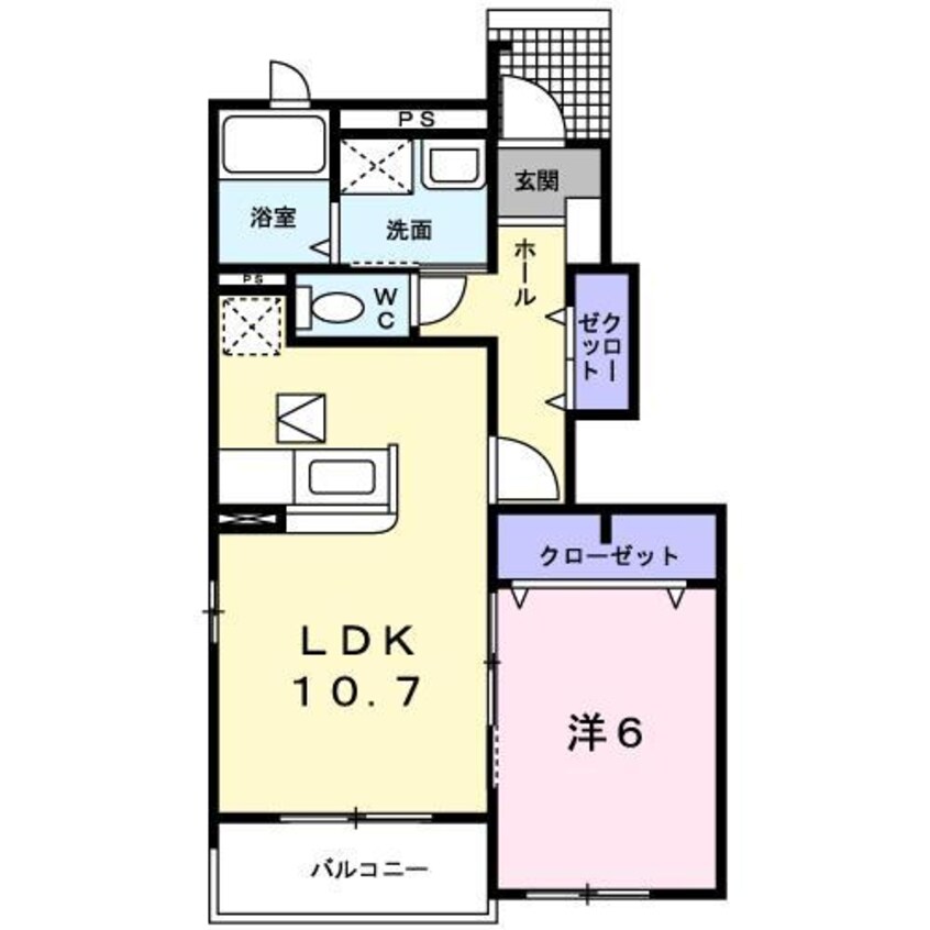 間取図 ボニート　アウル