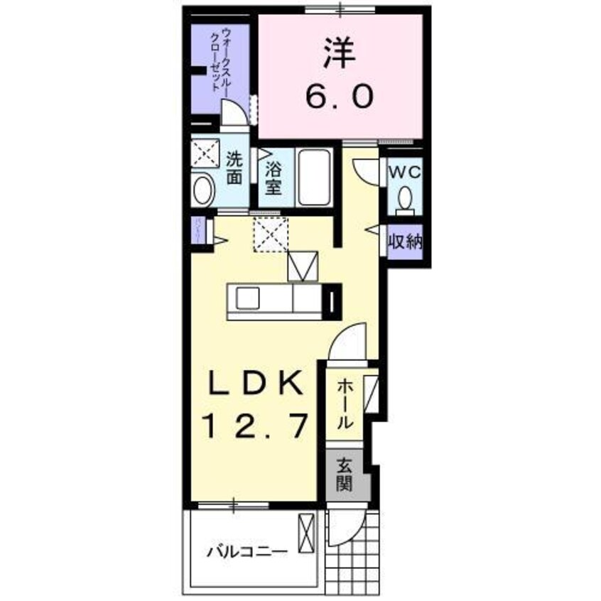 間取図 ヴィア　ヴィトーリア