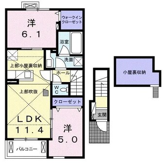 間取図 ルナ・クレセント