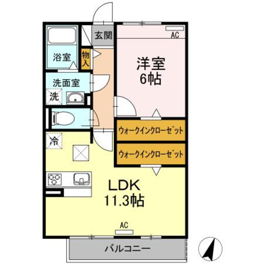 間取図 グレンディール