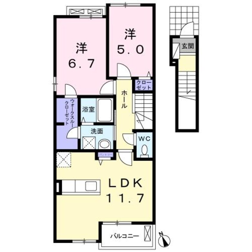 間取図 セプタンヴル