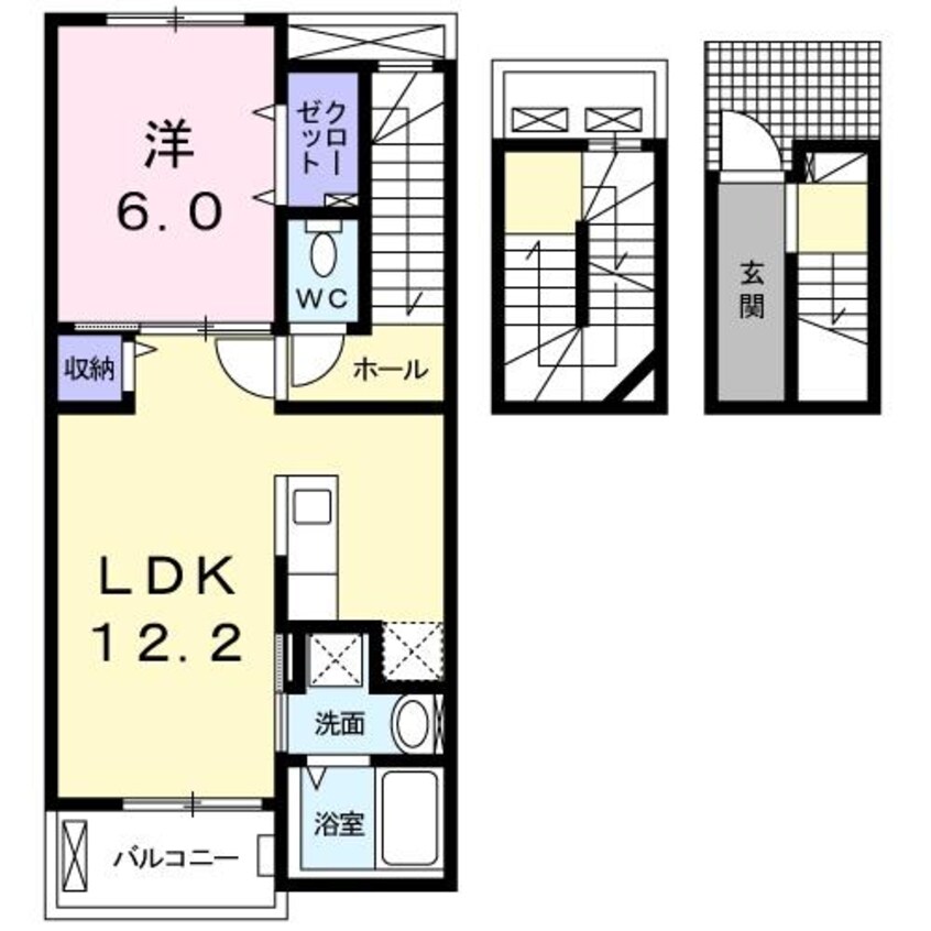 間取図 ロジェ