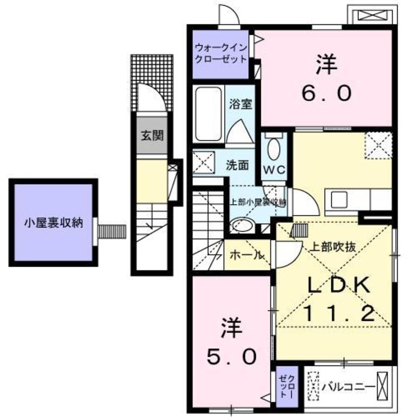 間取図 セピアコート　Ⅱ