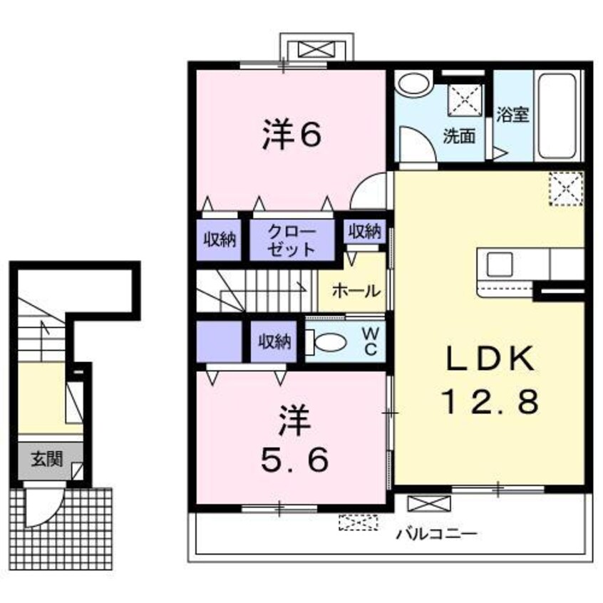 間取図 プリムローズ