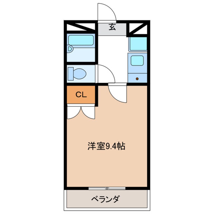 間取図 名鉄広見線/日本ライン今渡駅 徒歩25分 2階 築27年