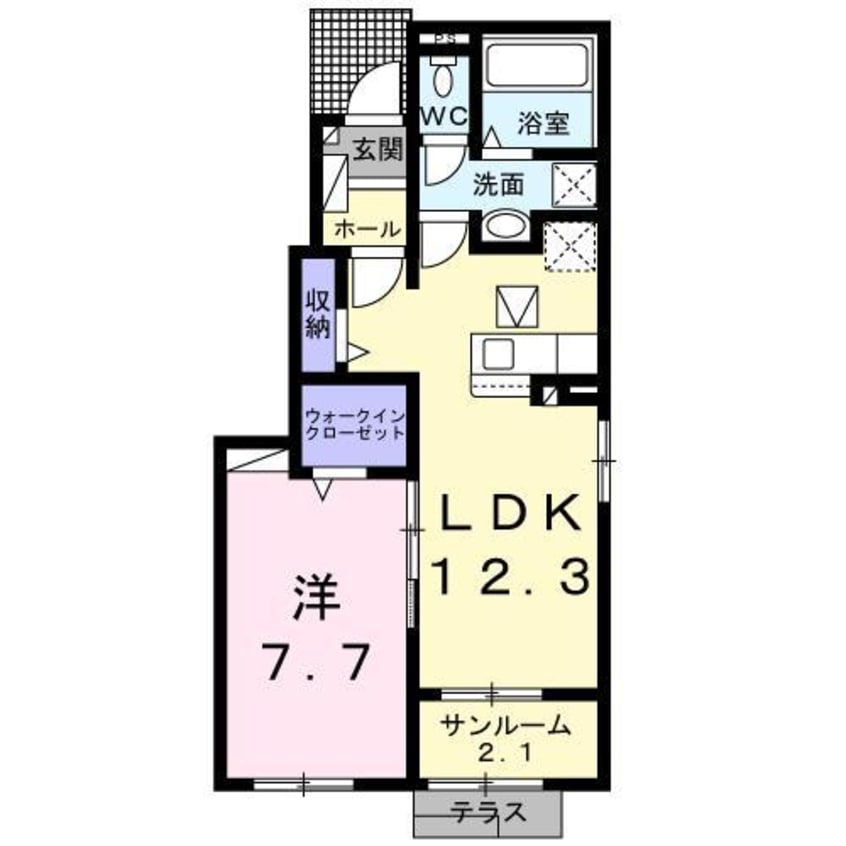 間取図 サンロード可児　Ⅱ