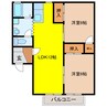 東海道本線/掛川駅 バス:7分:停歩3分 2階 築31年 2LDKの間取り