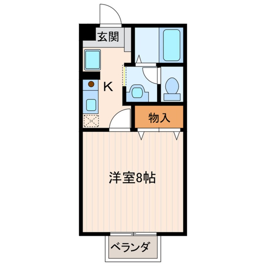 間取図 掛川市市街地循環バス(南回り）/長谷西 徒歩2分 1階 築22年