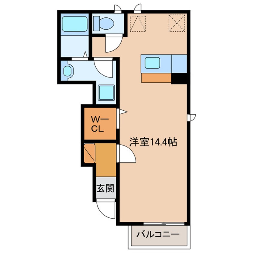 間取図 東海道本線/掛川駅 徒歩22分 1階 築20年