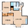 シンシアⅡ 2LDKの間取り