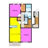 コンフォートＳ 2LDKの間取り