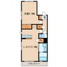 グリーンヒル 1LDKの間取り