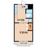 グランドヒルズ 1DKの間取り
