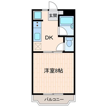 間取図 東海道本線/掛川駅 車移動　13分4.7km 2階 築30年