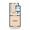 ドミールⅢ 1DKの間取り