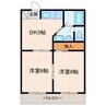ハイムファンタジー 2DKの間取り