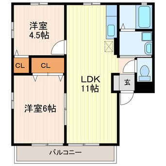 間取図 天竜浜名湖鉄道<天浜線>/掛川市役所前駅 徒歩5分 1階 築22年