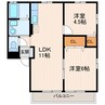 セゾンワールド 2LDKの間取り