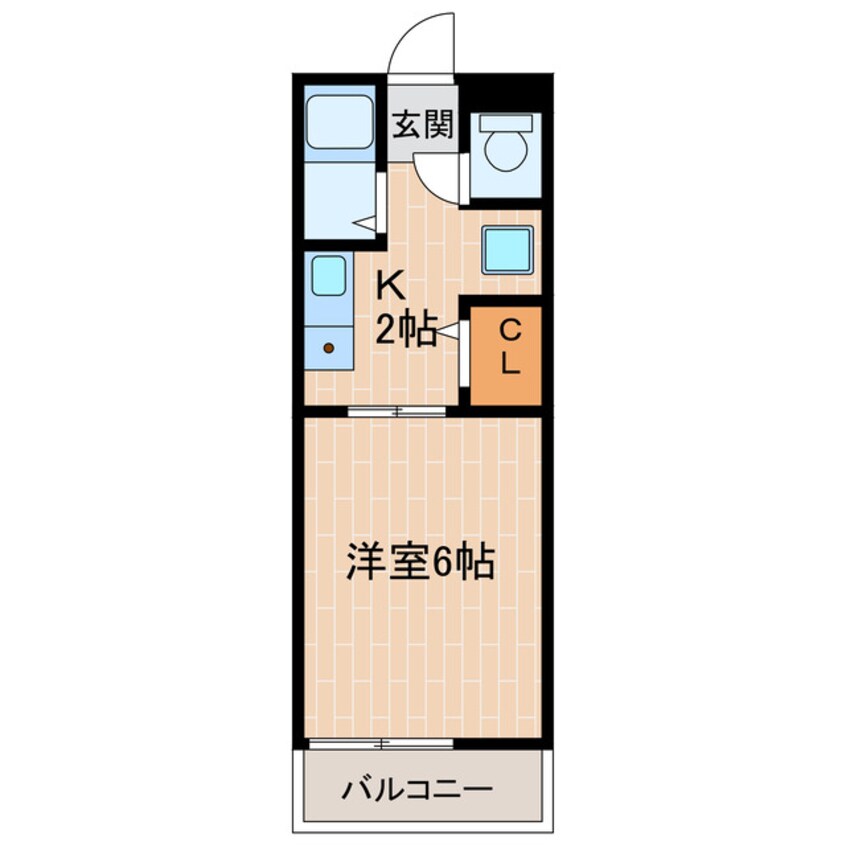 間取図 天竜浜名湖鉄道<天浜線>/いこいの広場駅 徒歩14分 2階 築26年