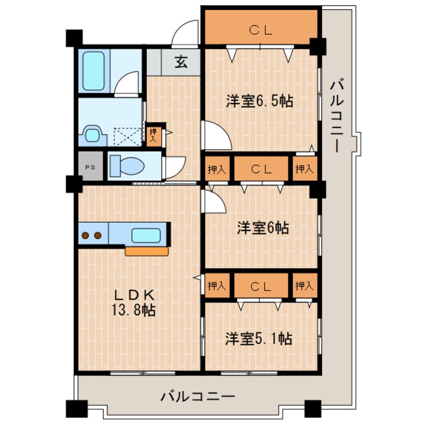間取図 グライス武藤
