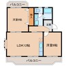 ソンレイル 2LDKの間取り