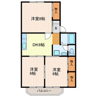 間取図 アベニュー平野Ⅰ