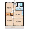 東海道本線/掛川駅 車移動 2階 築33年 3DKの間取り