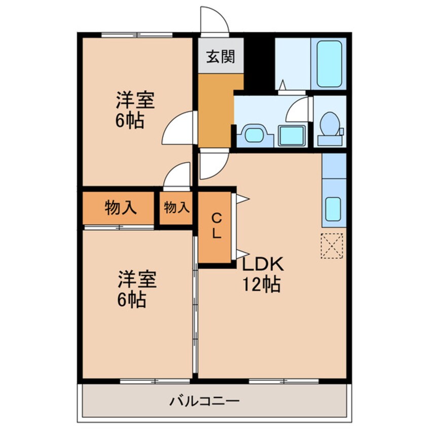 間取図 東海道本線/掛川駅 徒歩24分 1階 築31年