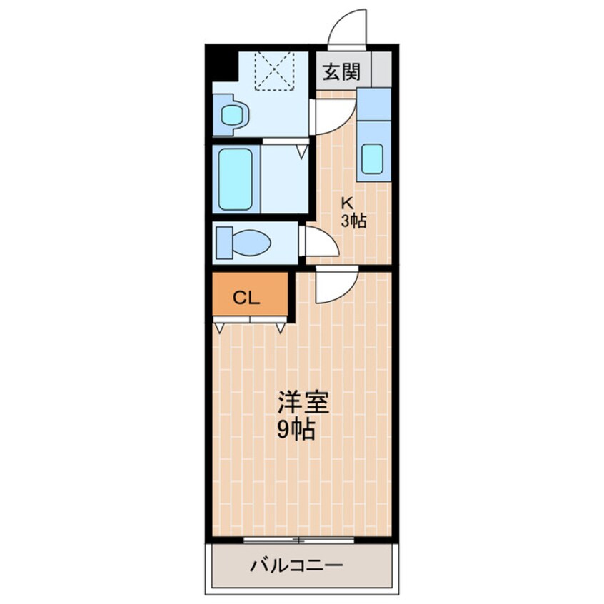 間取図 東海道本線/掛川駅 バス6分八幡下車:停歩1分 1階 築18年