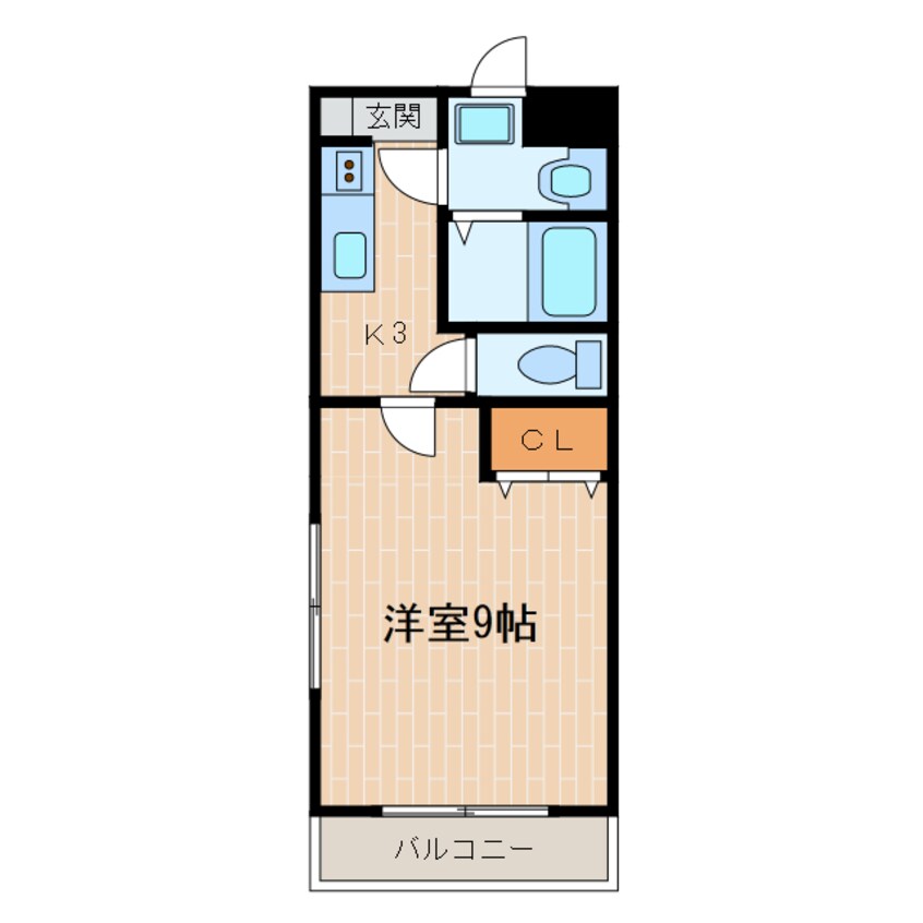 間取図 東海道本線/掛川駅 車移動　7分2.2km 3階 築19年