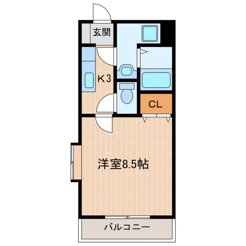 間取図 東海道本線/掛川駅 車移動　5分1.7km 2階 築21年