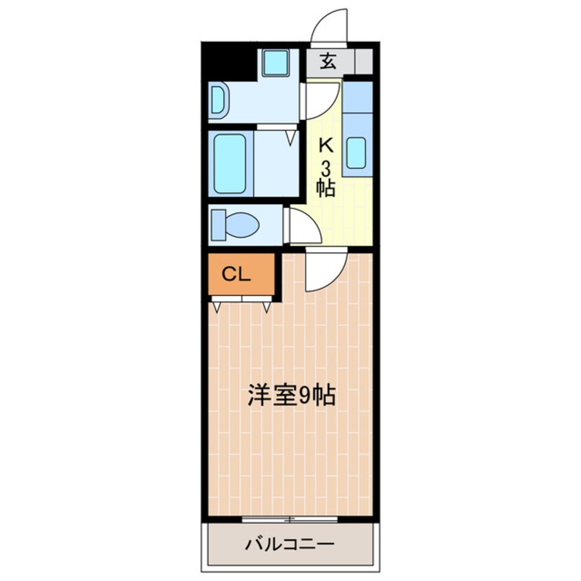 間取図 東海道本線/掛川駅 徒歩13分 1階 築19年