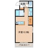 リリアーレ 1Rの間取り