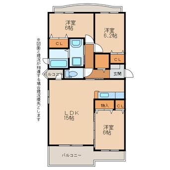 間取図 シャルマンⅢ