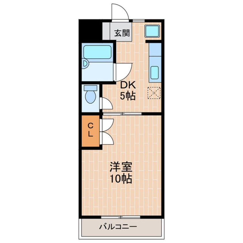 間取図 東海道本線/掛川駅 徒歩14分 2階 築24年