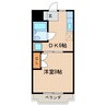 東海道本線/掛川駅 車移動 3階 築34年 1DKの間取り
