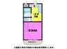 セリーズＮ 1DKの間取り