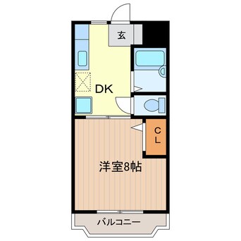 間取図 東海道本線/掛川駅 徒歩15分 2階 築34年