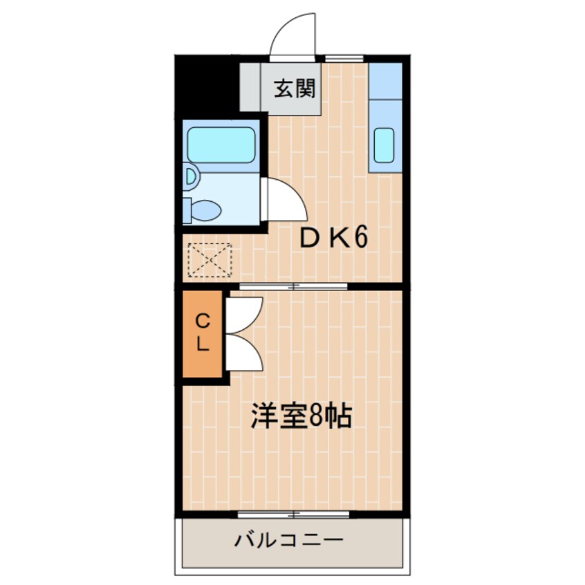 間取図 東海道本線/掛川駅 徒歩19分 2階 築29年